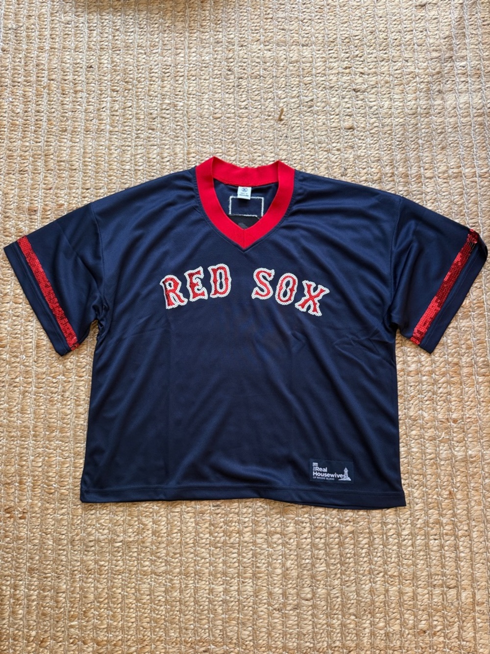 Boston Red Sox Sequined Jersey RHORI Medium